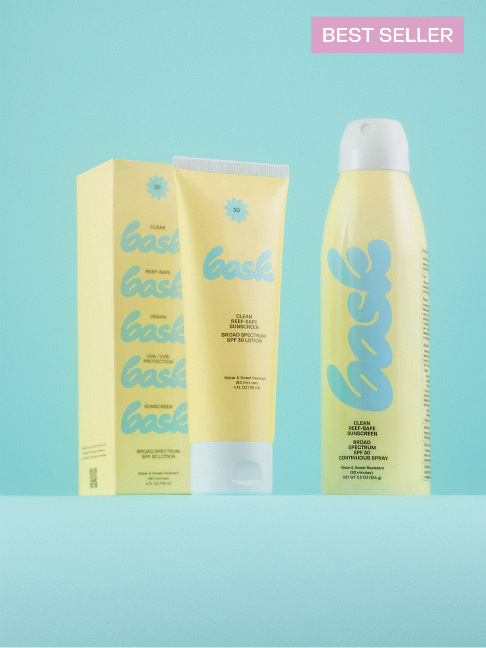 Bask's Feel Good Lotion & Spray Bundle